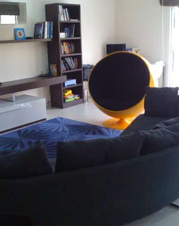 Modern Media Room interior design Dubai